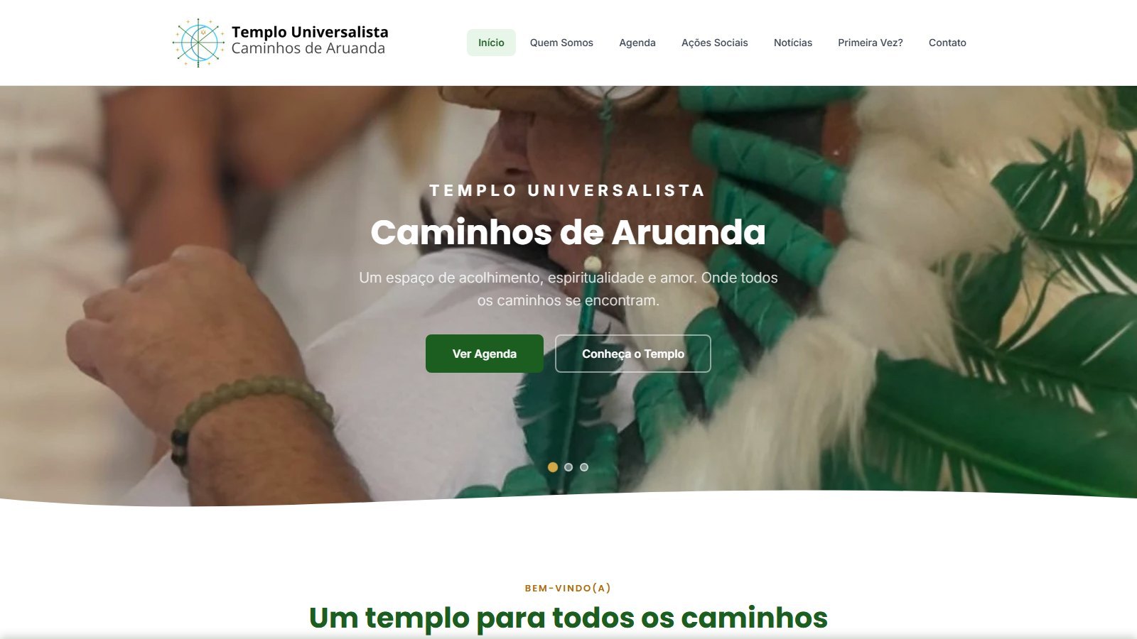 Tela do projeto Tucaruanda